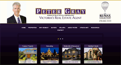 Desktop Screenshot of petergrayrealtor.com